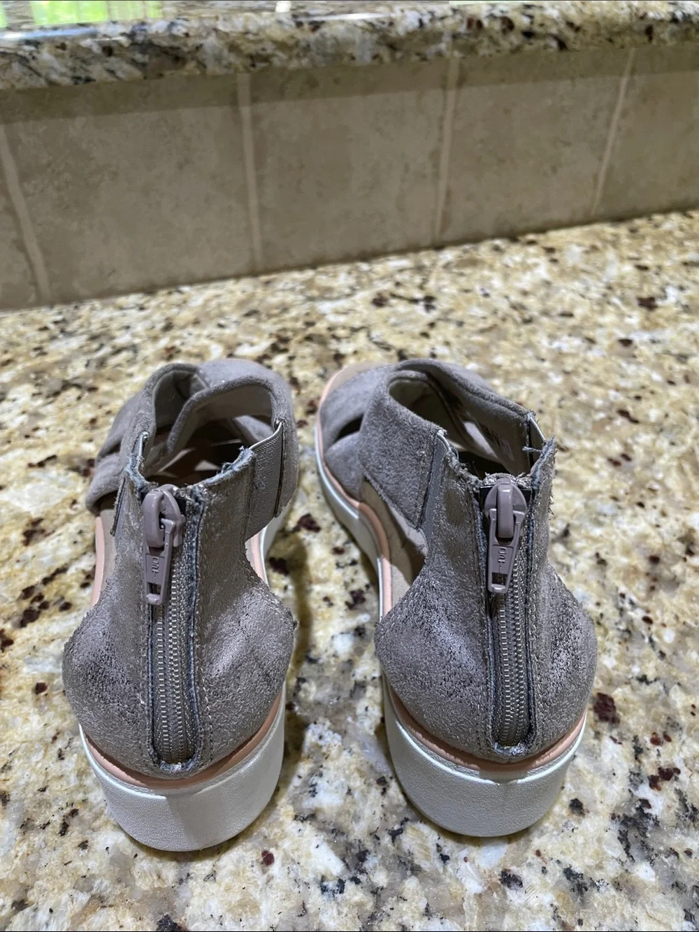 Clarks crisscross straps